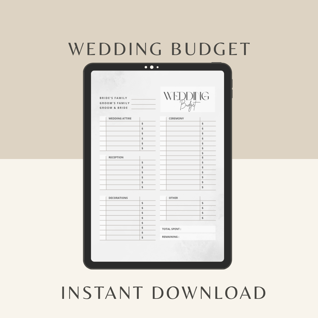 Ultimate Wedding Budget Planner 2026 – Track Expenses and Save Money Easily