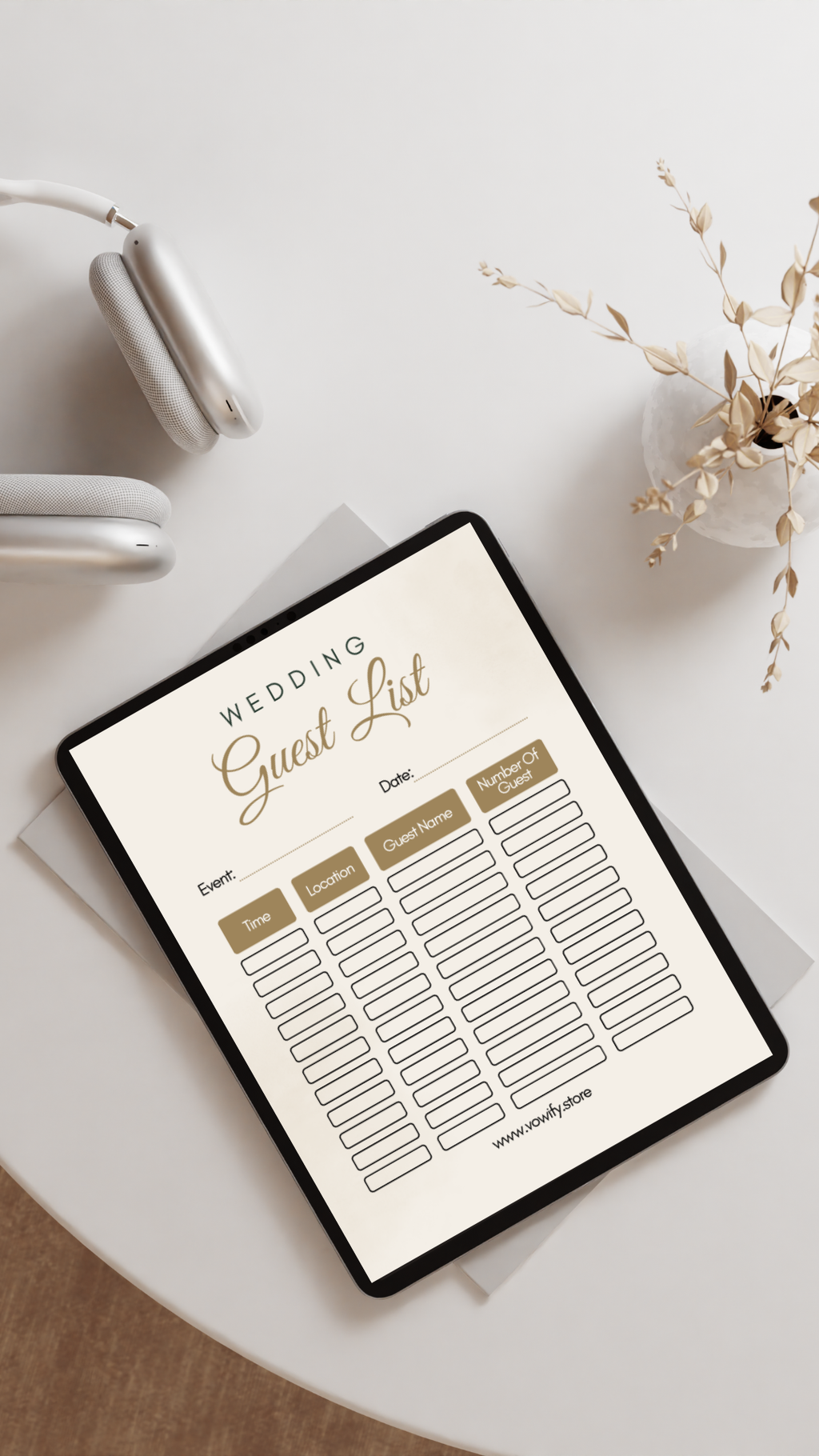 Ultimate Wedding Guest List Planner 2026 – Organize Your Guests Easily 💍